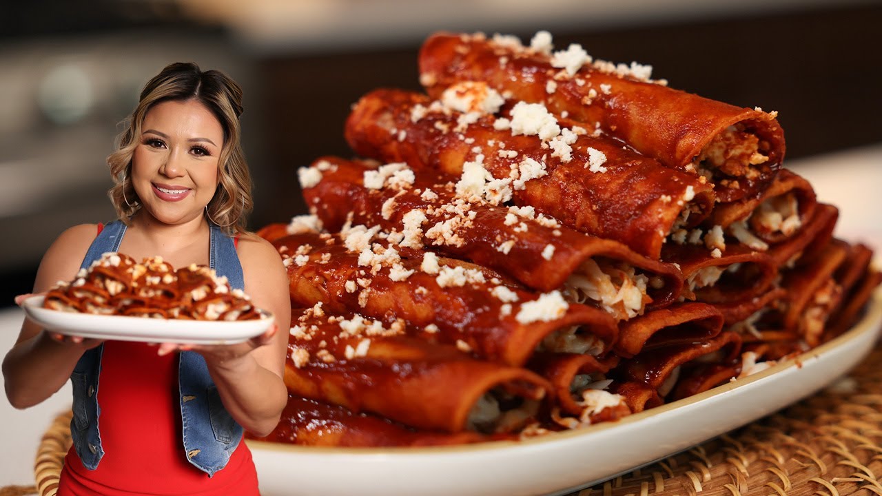 How to Make Quick & Easy ENCHILADAS DULCES Durango Style | Sweet & Spicy Enchiladas 