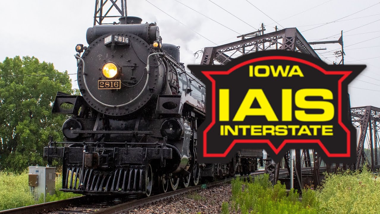 RARE! Canadian Pacific 2816 Travels Solo Over Iowa Interstate Rails to Silvis Shop w/ DDA40X [4K]