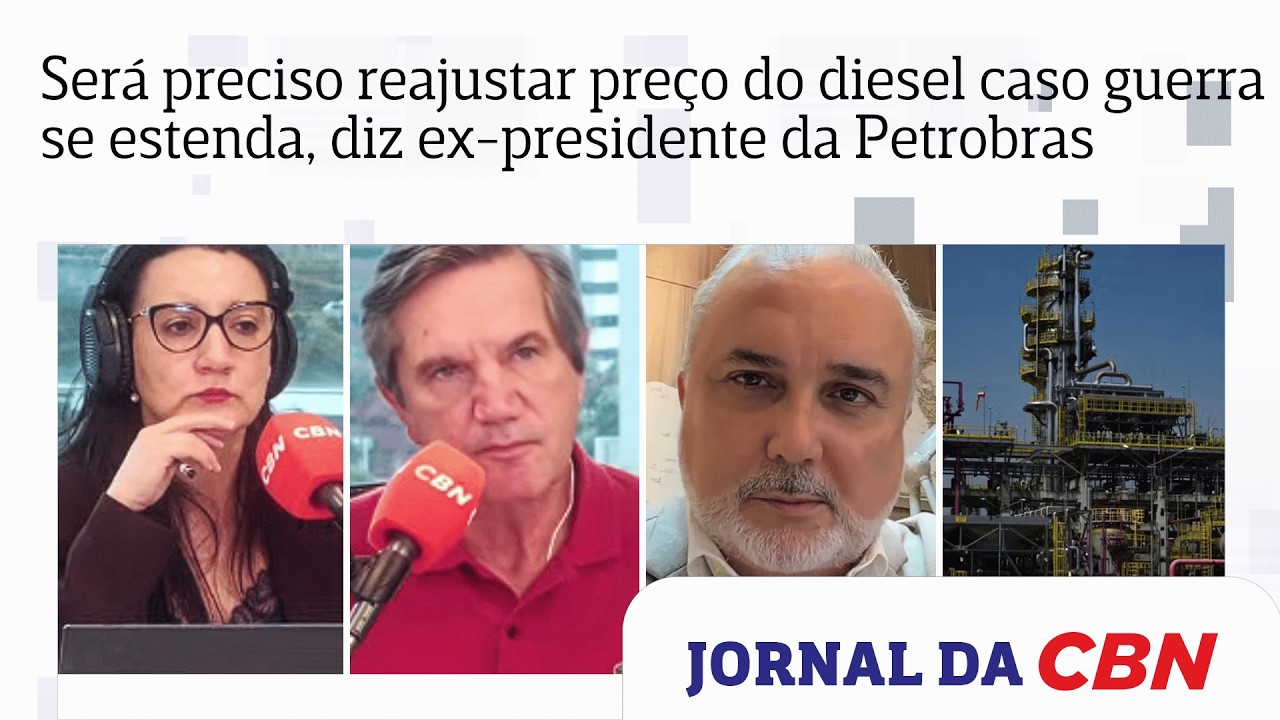 Será preciso reajustar preço do diesel caso guerra se estenda, diz ex-presidente da Petrobras