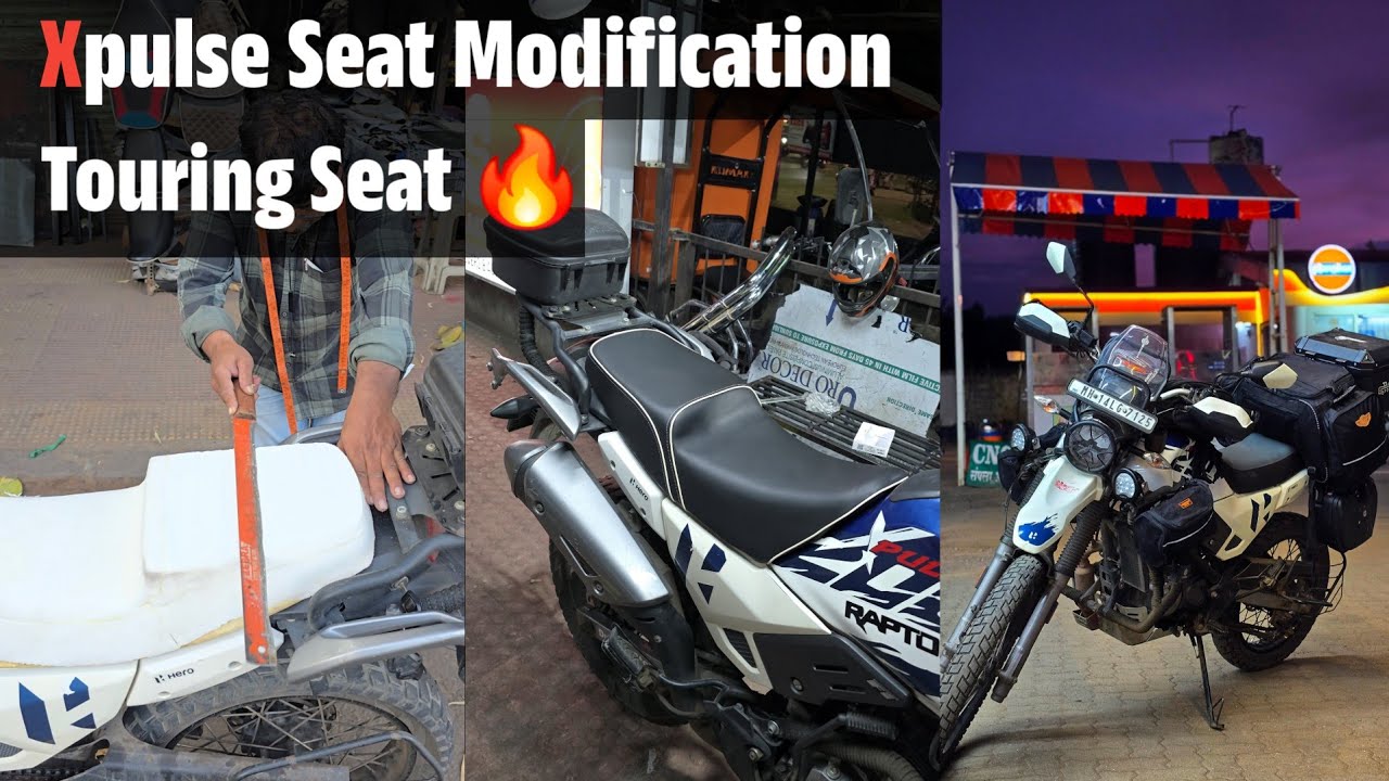 Xpulse Seat Modification | Touring Seat Xpulse | Sai Seat Cover Pune #xpulse200 #seatmodification