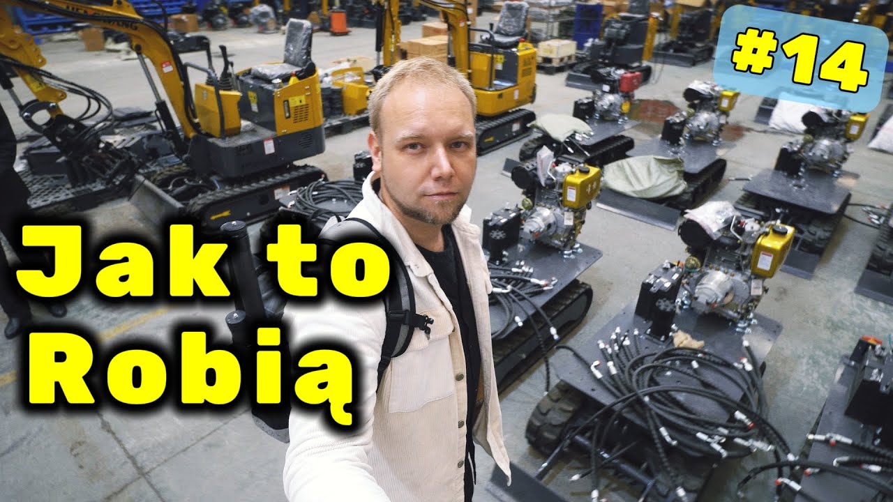 Produkcja Mini&Mega Koparek w Chinach | Excavator Factory in China Galichino 14