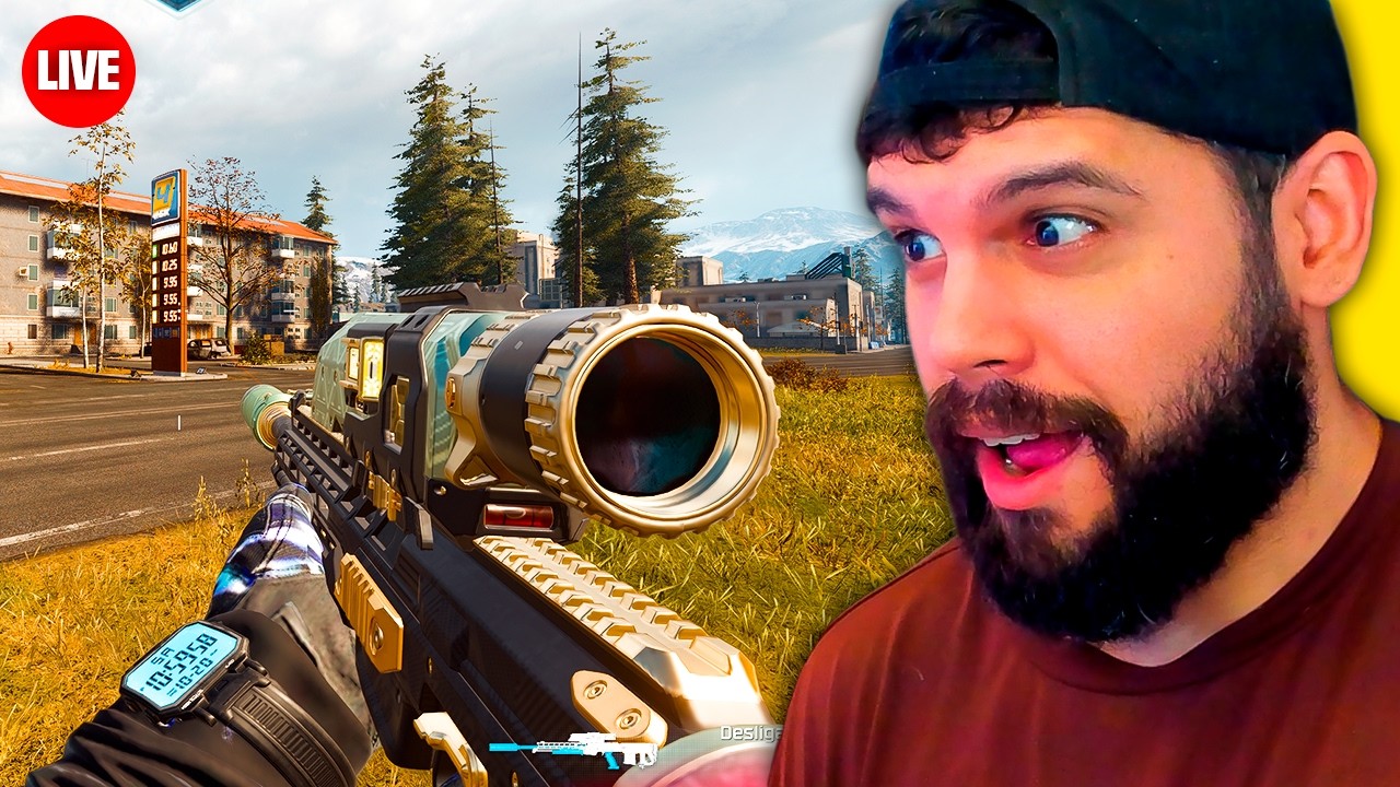 🔴VOLTANDO AS LIVES de WARZONE, to feliz