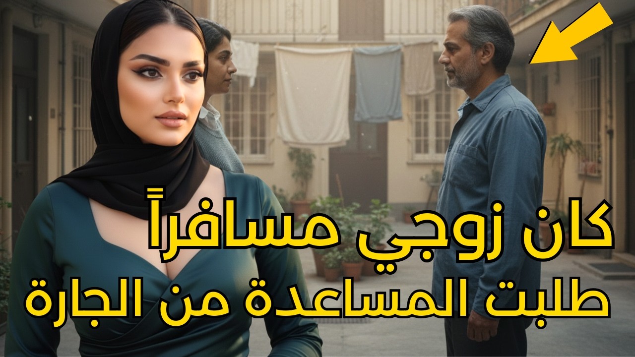 امرأة متزوجة تطلب المساعدة من جارتها أثناء غياب زوجها