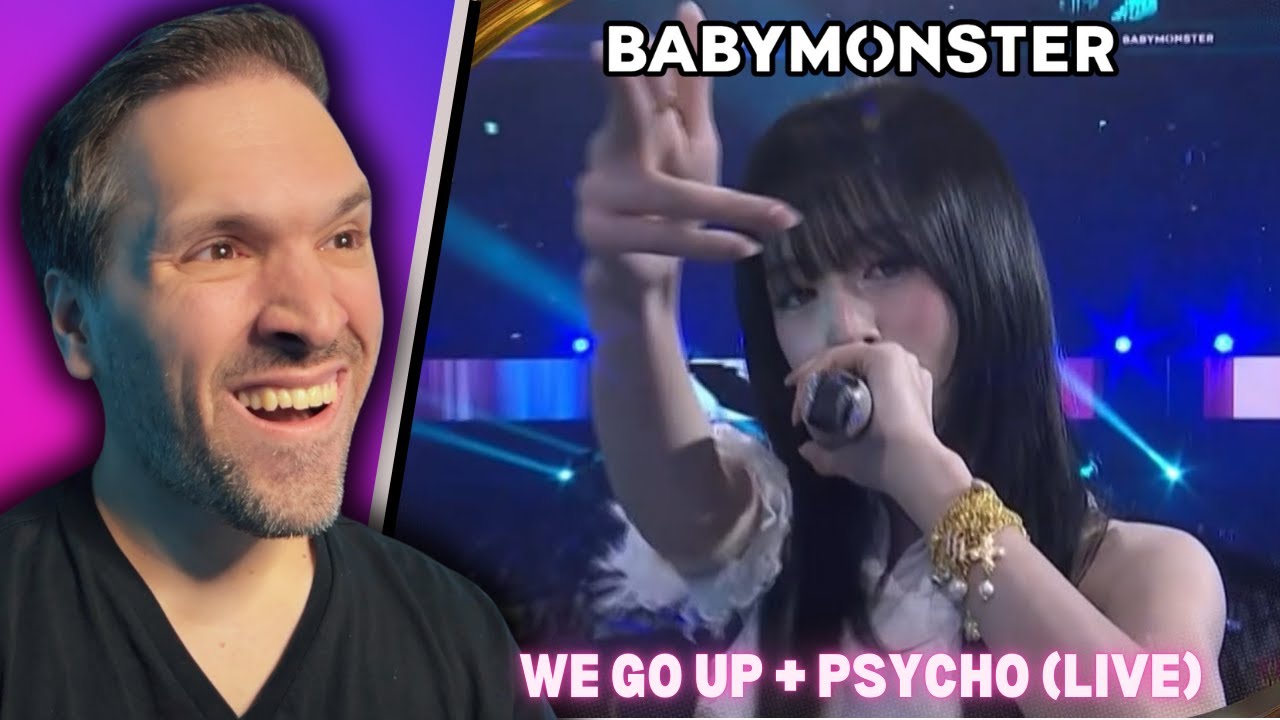 FIRST TIME Reacting To BABYMONSTER(베이비몬스터) - WE GO UP + PSYCHO @SBS GayoDaejeon