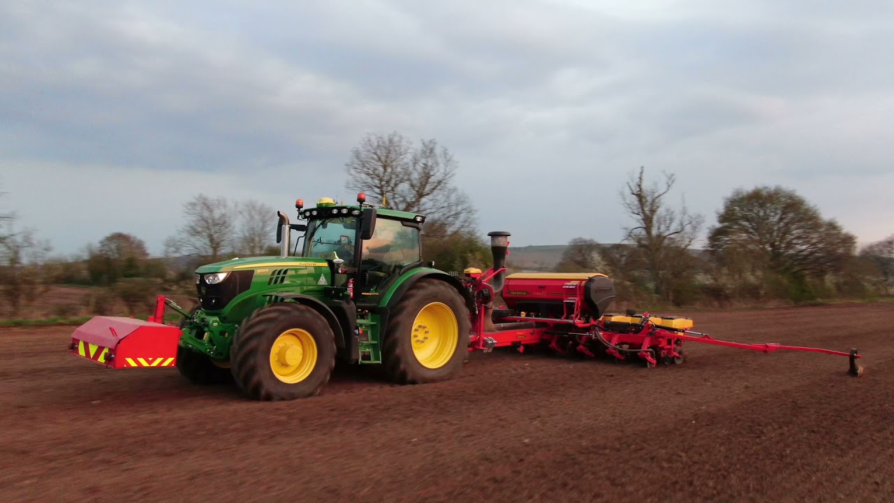 Ashton farms ltd getting the maize in the ground.