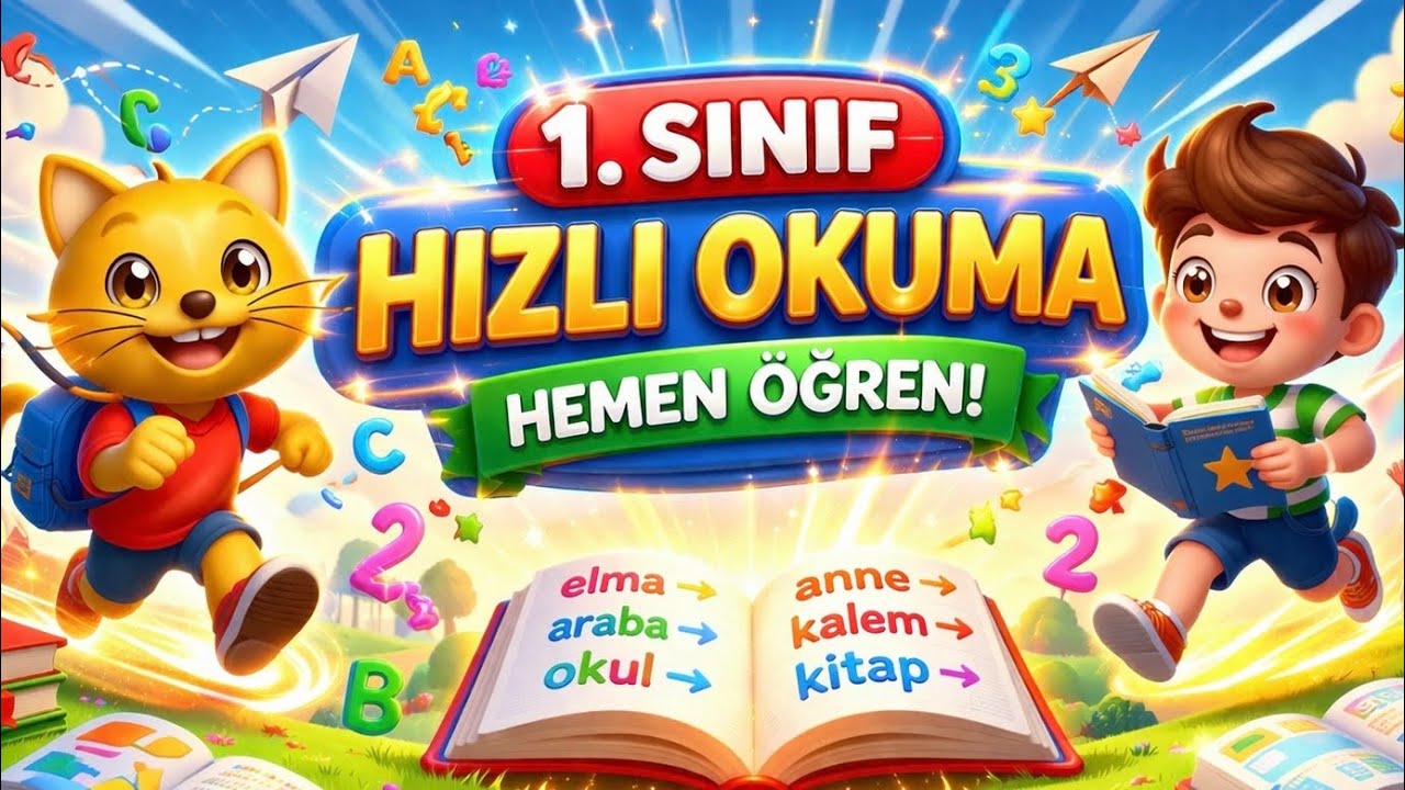 1. VE 2. SINIF HIZLI OKUMA ÇALIŞMALARI - OKUMATİK OKUMA ASİSTANI YAYINDA 😻