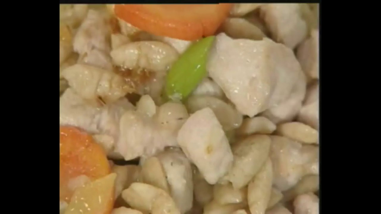 【粤菜】榄仁鸡丁最正宗的做法，家常菜粤菜美食