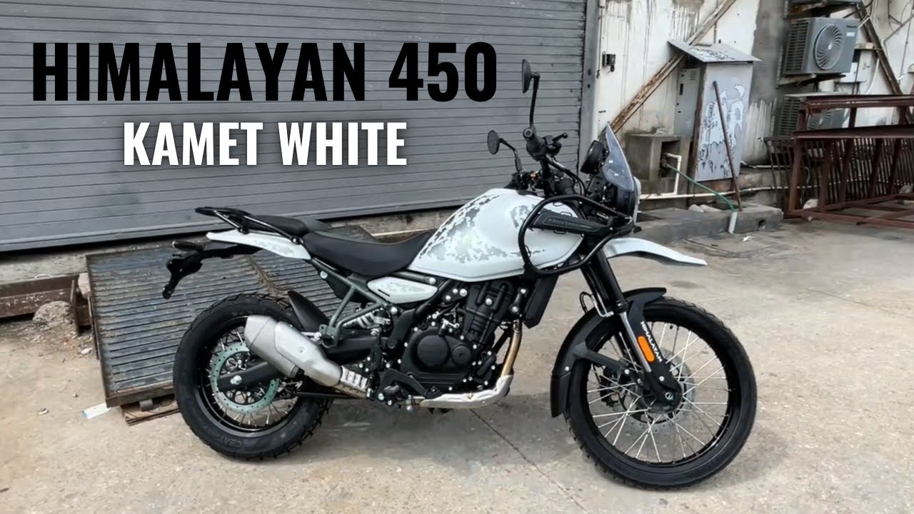 Royal Enfield Himalayan 450 Kamet White🔥Review | All Details | Motorxone