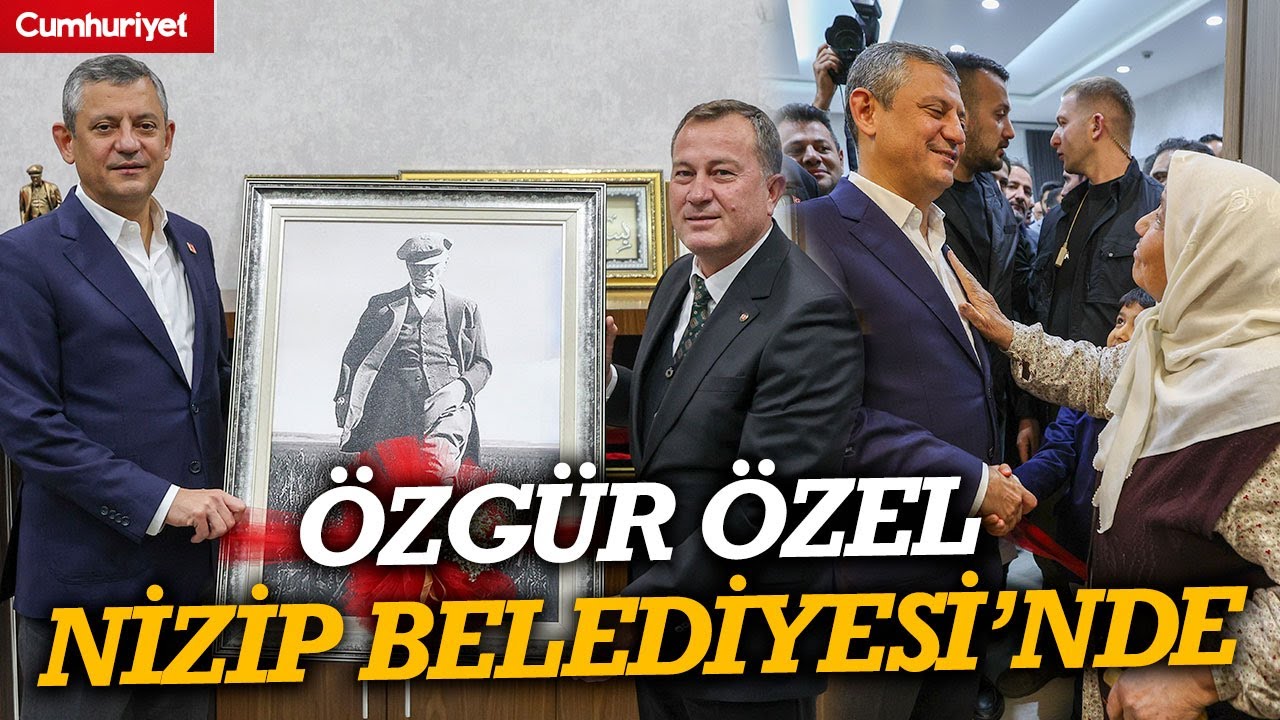 &Ouml;zg&uuml;r &Ouml;zel Nizip Belediyesi'ni ziyaret etti... 