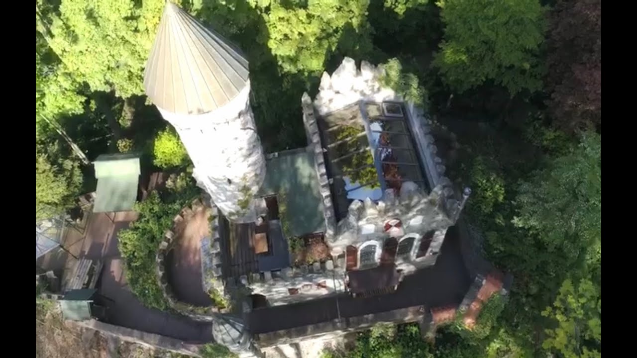 Alsterschlösschen Burg Henneberg aus der Vogelperspektive