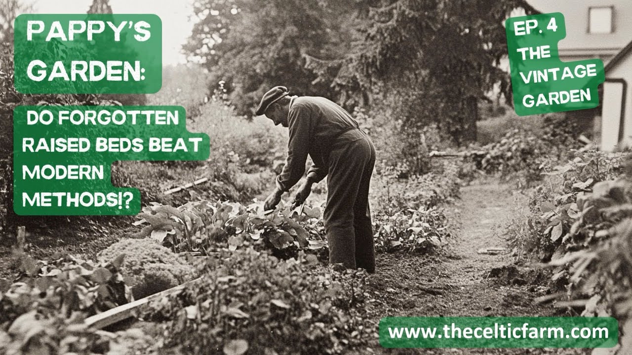 Trench vs. Hugelkultur Gardening: Forgotten Raised Beds That Beat Modern Methods! | Vintage Gdn Ep 5