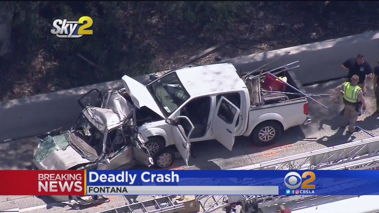 2 Adults, 2  Children Killed In Horrific Crash On 10 Freeway