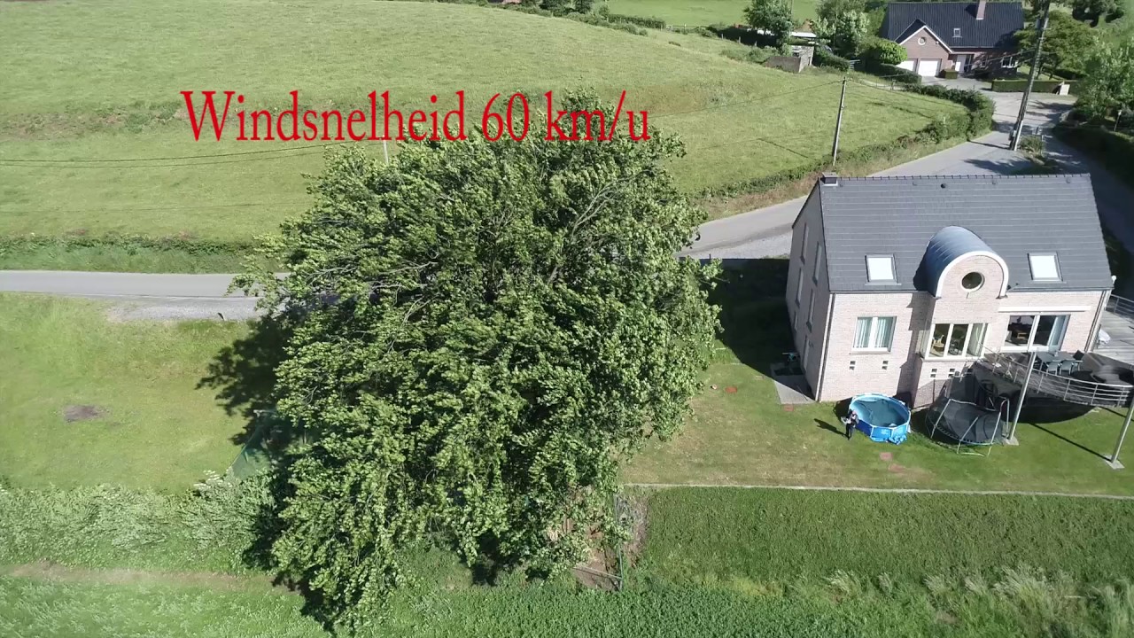 test vlucht windsnelheid 60kmu