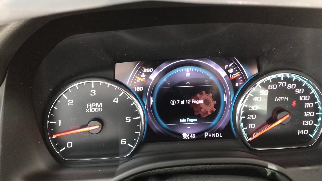 2017 Chevrolet Tahoe Premier- Up Level Driver Display, and Adaptive Cruise Control Demonstration