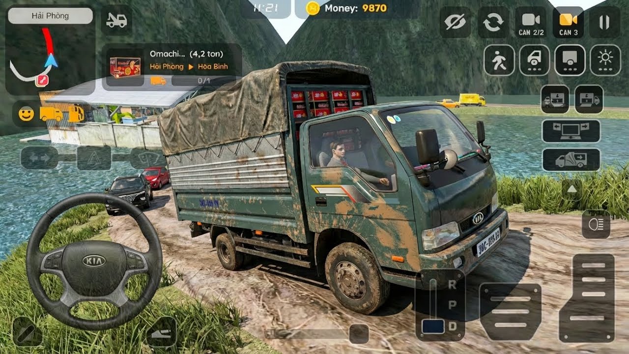 Minitruck Simulator Vietnam #13 | Kia K3000 Shipping Omachi Noodles Part 1