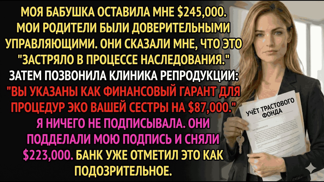 Мои родители взяли наследство на ЭКО сестры—Клиника спросила, почему я донор