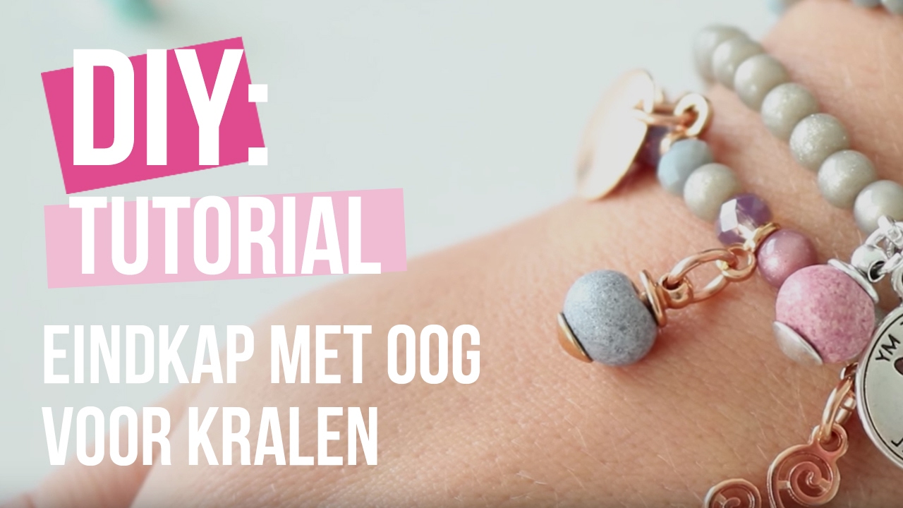 Sieraden maken: Basistechnieken DQ metalen eindkap met oog voor kralen ♡ DIY