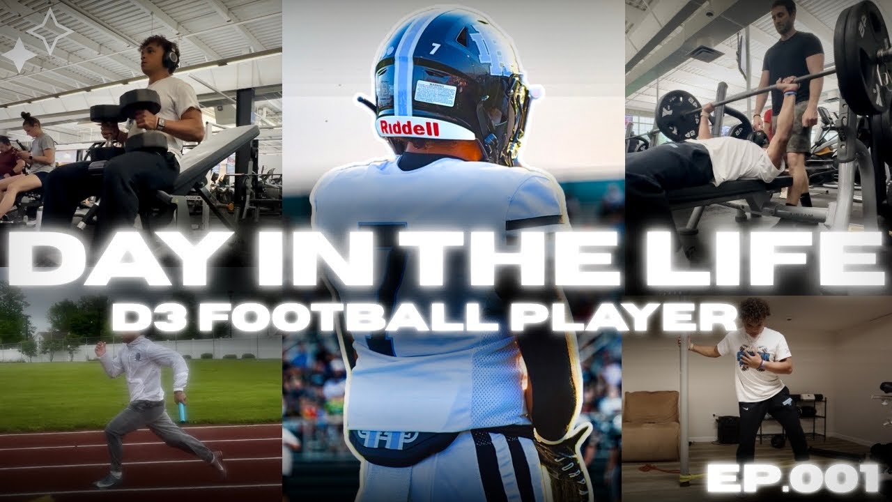 *D3 FOOTBALL PLAYER* Day In The Life | Plyos, Lifting, Speed Work | The Off-Season Ep. 001