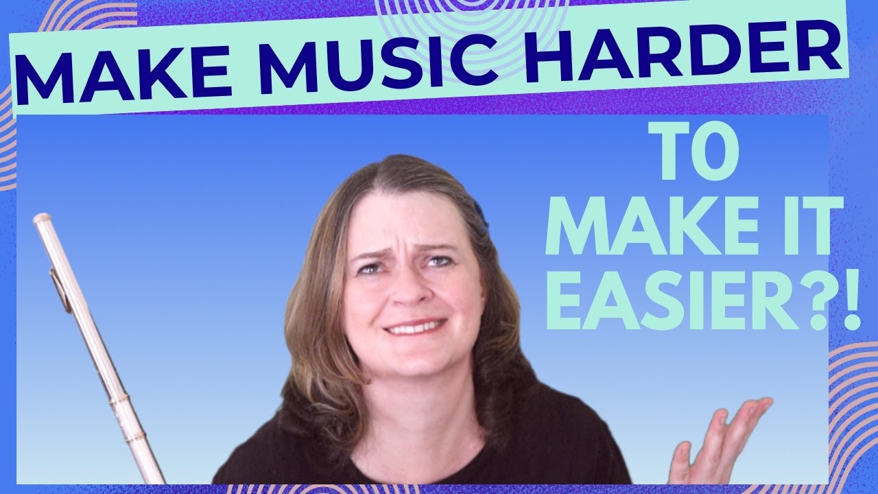 Make Music HARDER To Make It EASIER?! Music Practice Hack - Flute Tube, Episode 96