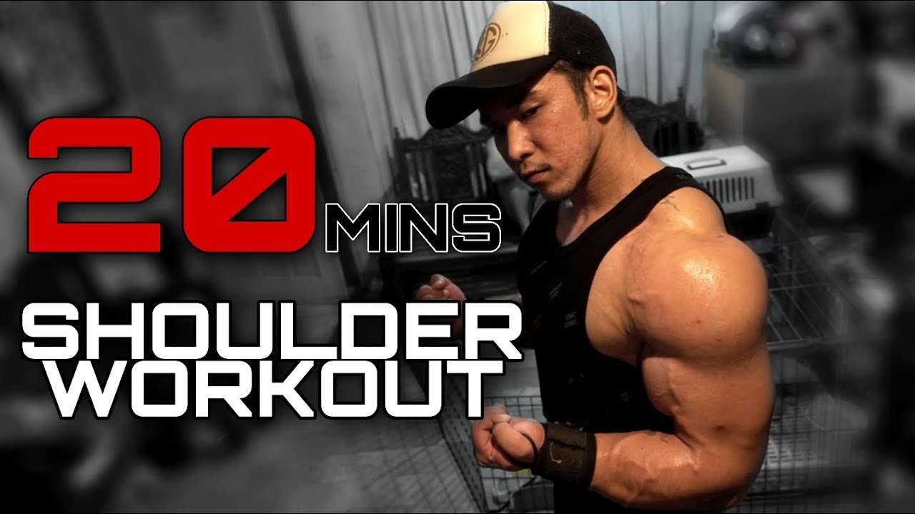 20 MINUTE SHOULDER WORKOUT (DUMBBELLS ONLY) | HOME WORKOUT