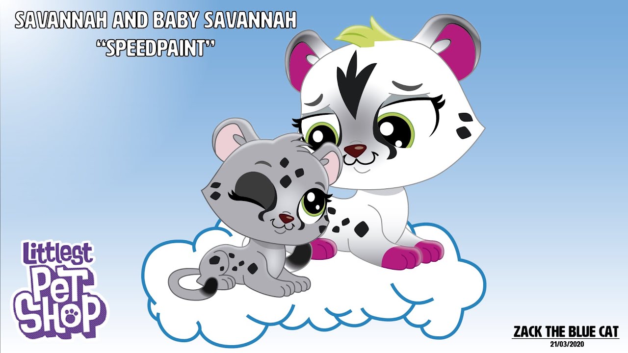 LPS: A World Of Our Own - Teaser de Savannah y Baby Savannah - Speedpaint 2020 (Leer Descripción)
