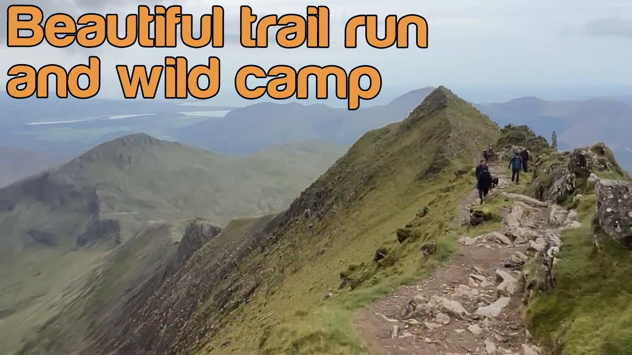 Running up Snowdon & wild camping at the highest lake in Wales
