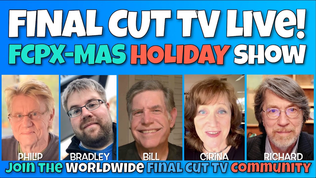 Special FCPX-MAS Holiday Edition - Final Cut TV LIVE!