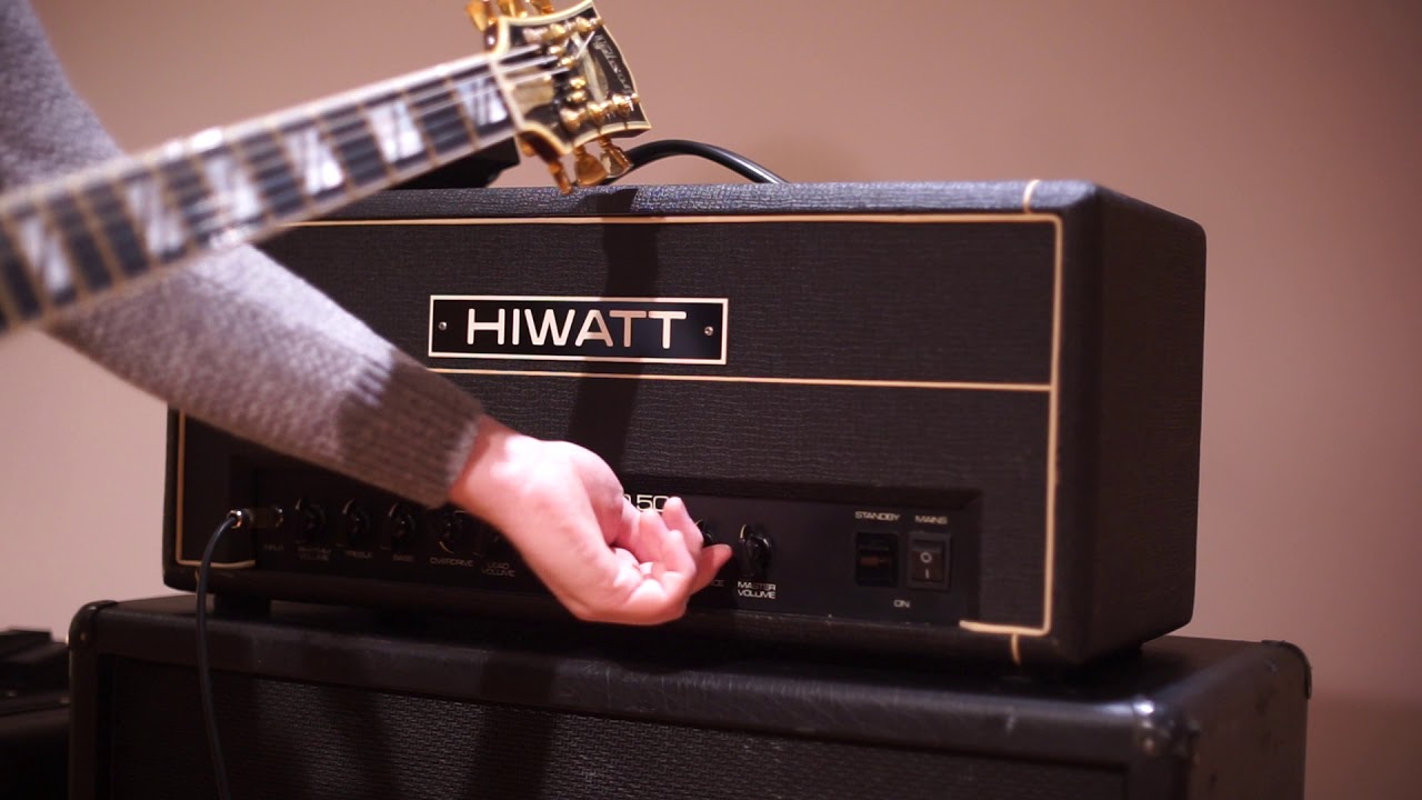 Hiwatt Lead 50 - Les Paul - Camera Audio DEMO