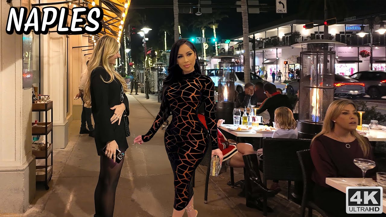 Naples Florida - 5th Avenue Streets of Glamour and Beautiful Women