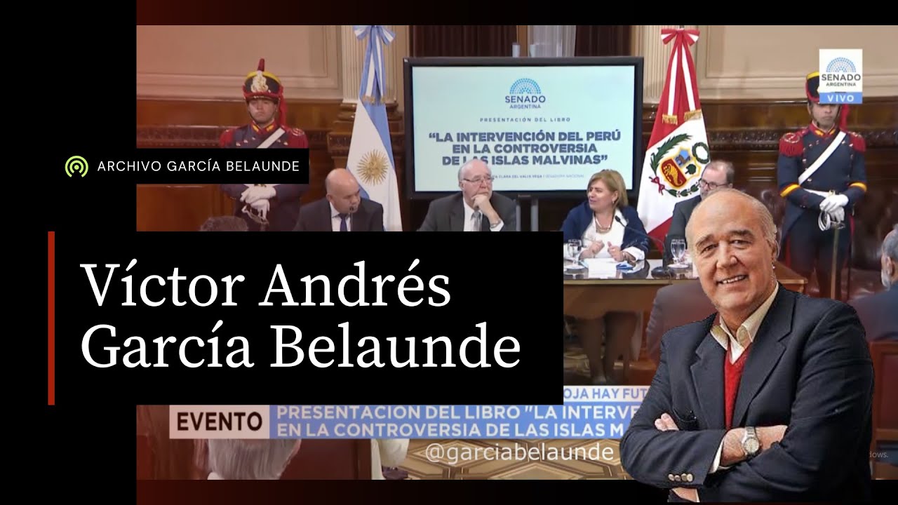 GB40 Presentación libro La intervención del Perú en Malvinas Víctor García Belaunde Senado Argentino