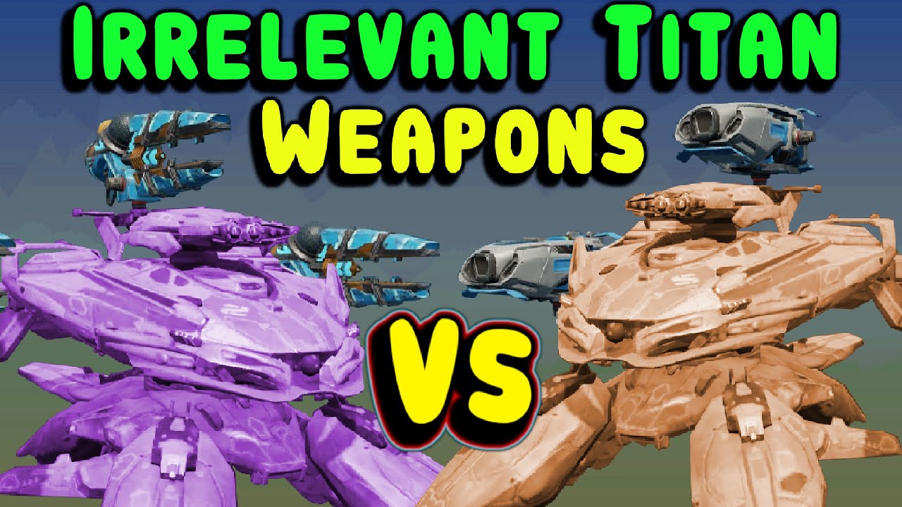 OMG! Useless OLD VS NEW Titan Weapons: War Robots SIRIUS Gameplay WR