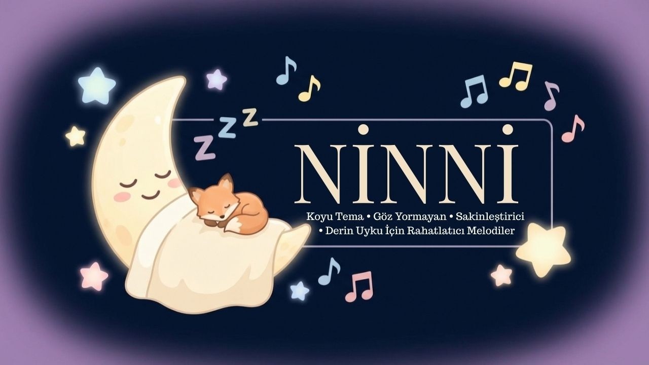 Koyu Tema Ninni 🌙 | 30 Dakika Kesintisiz Bebek Uyku Müziği | Derin Uyku & Gaz Sakinleştirici