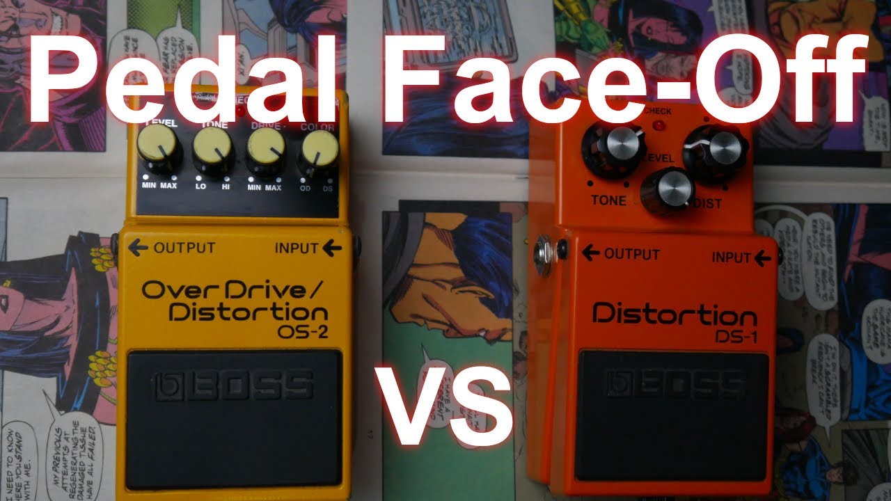 Сравнение педалей: Boss OS-2 OverDrive/Distortion и Boss DS-1 Distortion
