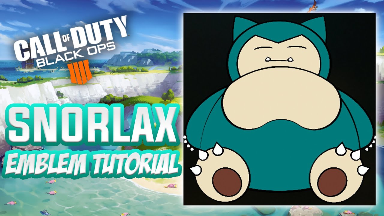 Snorlax BO4 Emblem Tutorial