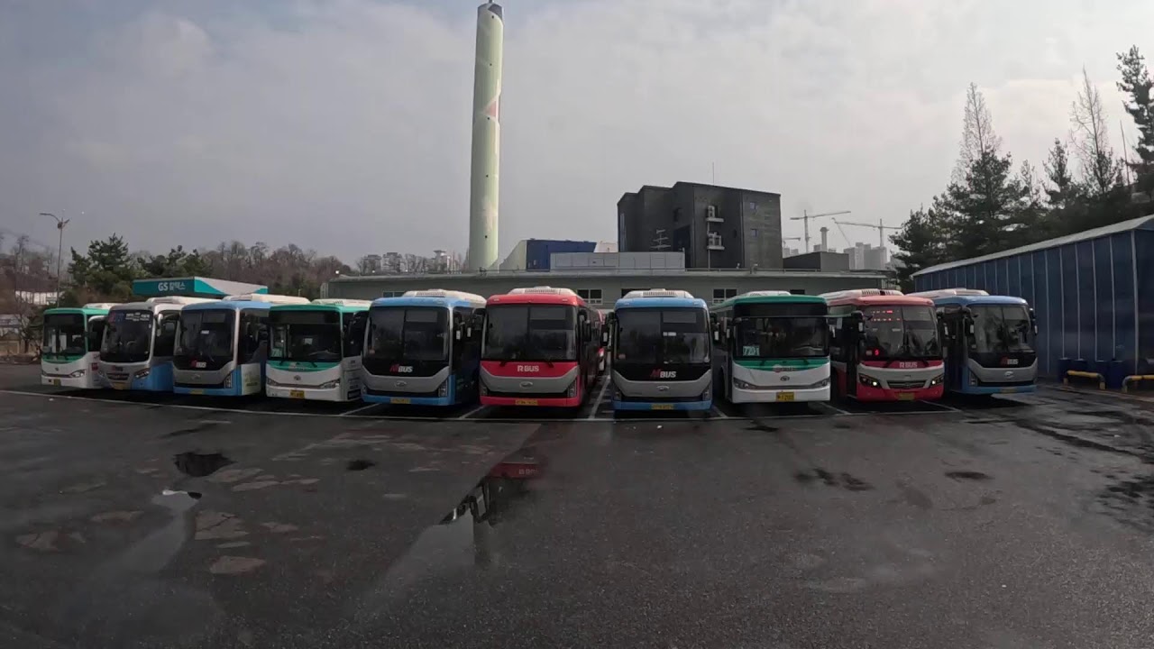 3월15일 비오는 일요일 광역버스 오후 운행