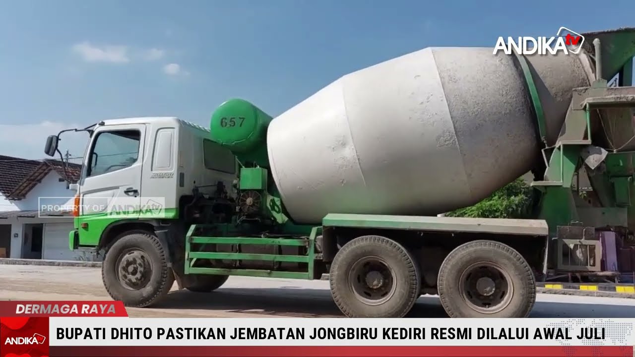 BUPATI DHITO PASTIKAN JEMBATAN JONGBIRU KEDIRI RESMI DILALUI AWAL JULI