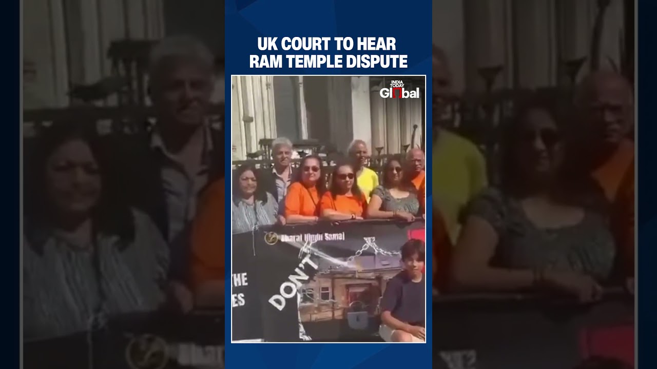 UK Ram Temple Hearing: Indian Community Members Gather Outside Royal Courts Of Justice #shorts