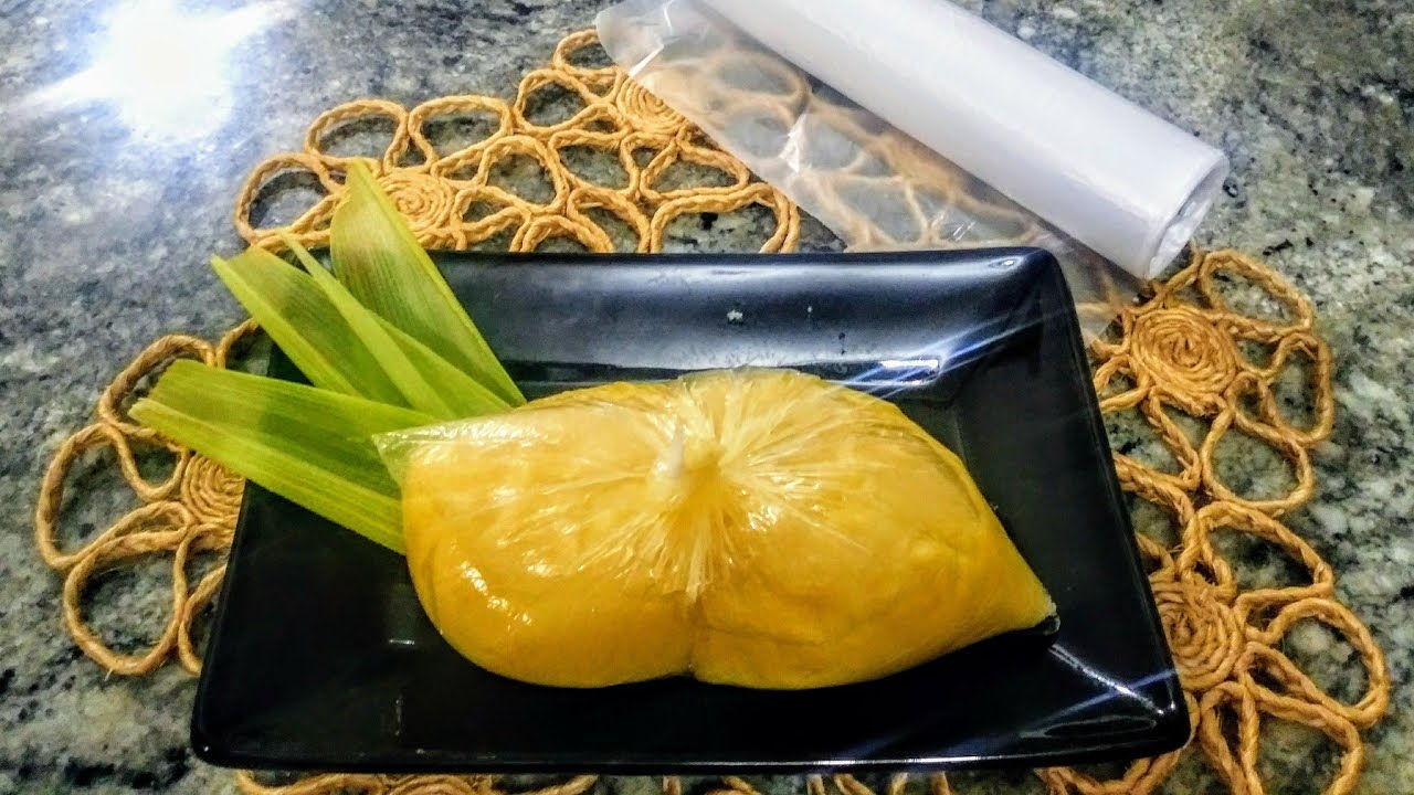 PAMONHA RÁPIDA NO SAQUINHO-DELICIOSA,SEM PALHA E SEM SUJEIRA