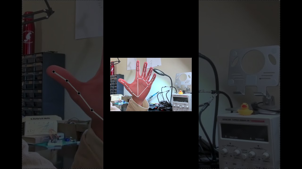 Hand Motion Tracking (OpenCV + MediaPipe) #motiontracking #ai  #computervision #mediapipe