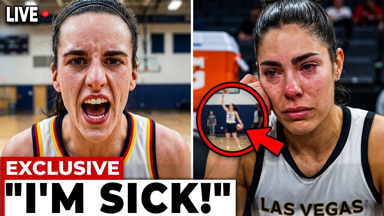 BREAKING: Kelsey Plum FAKES Illness After Caitlin Clark DESTROYS Her in Practice!