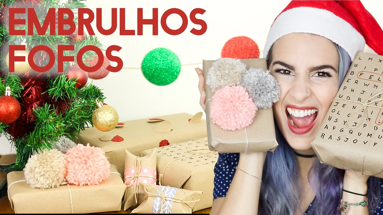 DIY EMBRULHO DE PRESENTE | ESPECIAL DE NATAL