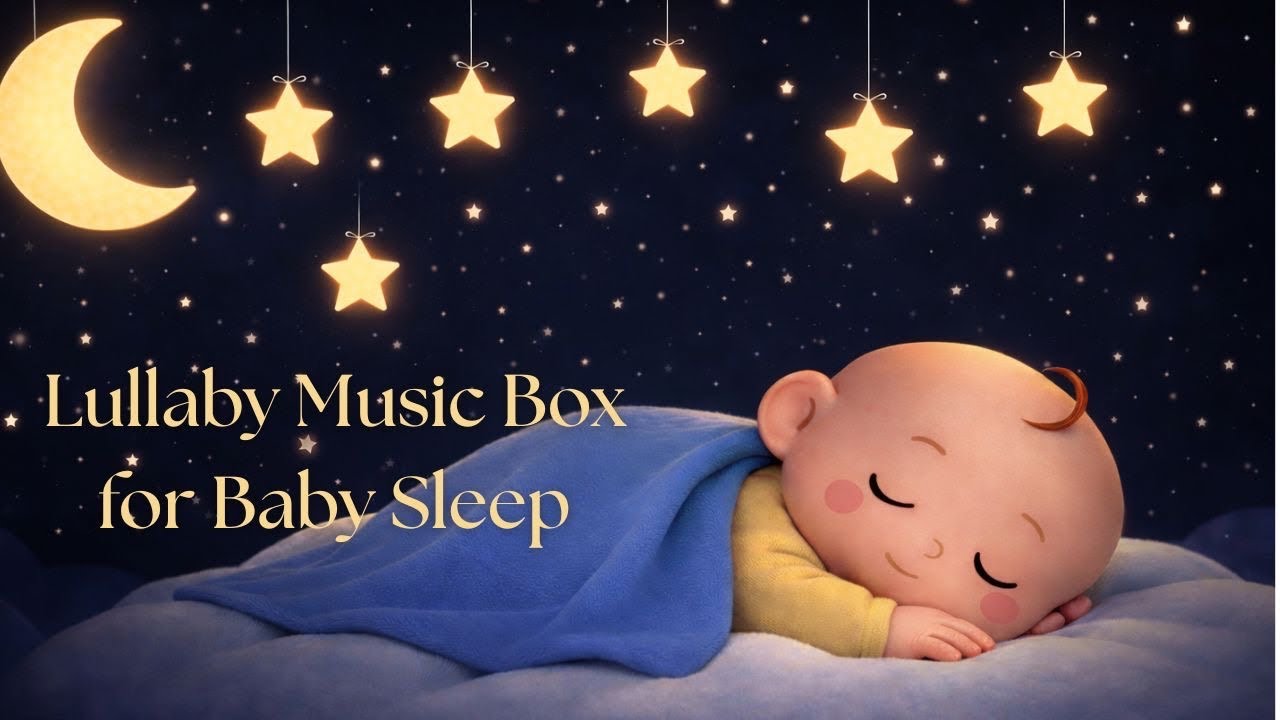 Baby Bedtime Sleep Music for 1–2 Year Olds | Soft Lullabies (Music Box)