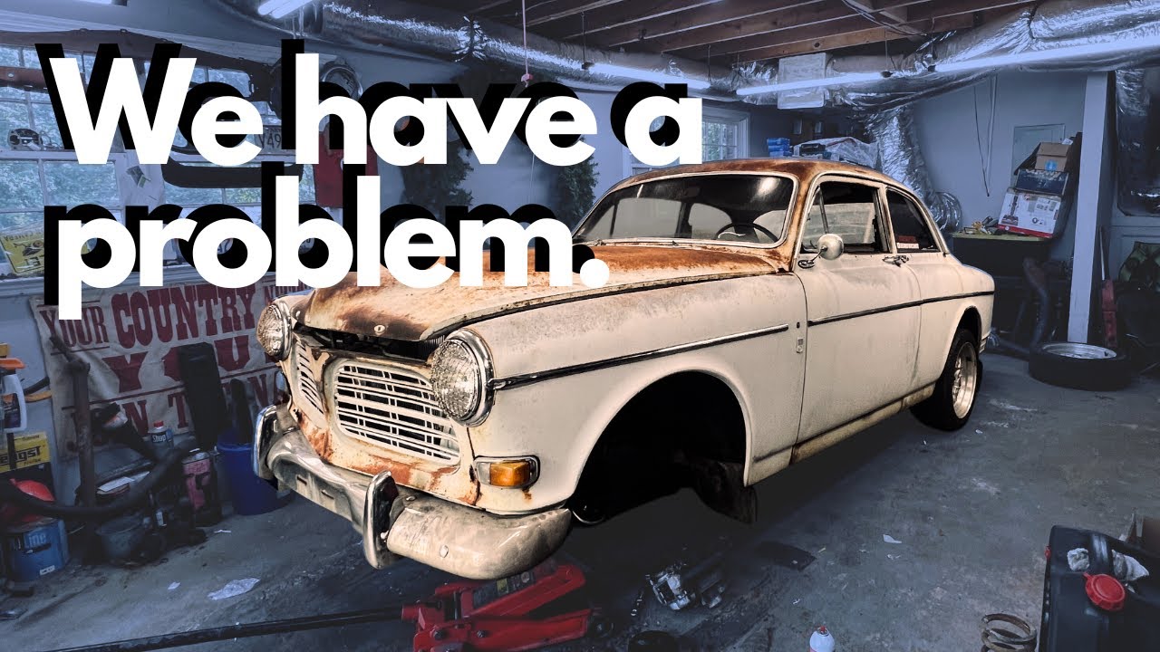 MAJOR setback with 67 Volvo 122s Air Suspension!!
