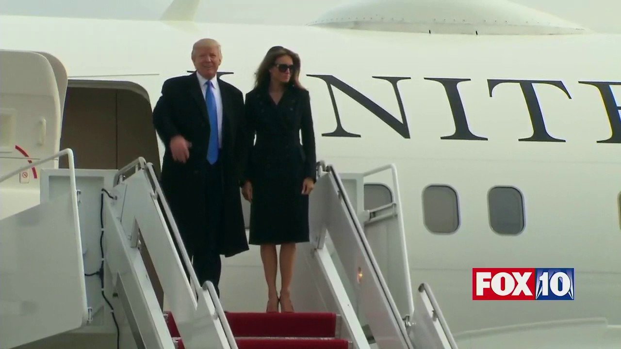 MAJOR MOMENT: Donald Trump & Family Exit Official White House Plane, Arrive in D.C. for Inauguration