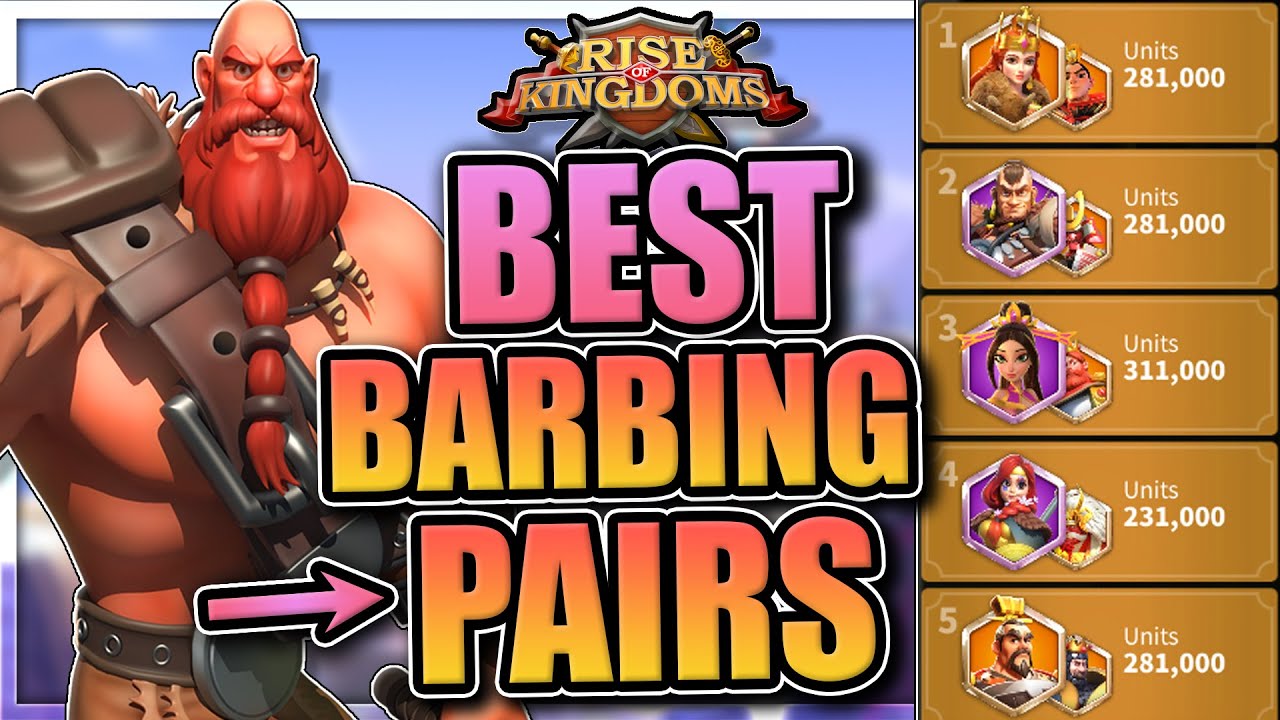 Barbarian Smashing Basics [how I'm using 1M AP] Rise of Kingdoms