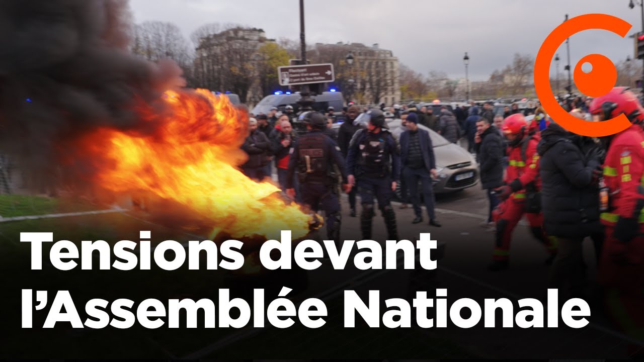 Manifestation des taxis : un rassemblement devant l'Assemblée Nationale - 3/12/2024