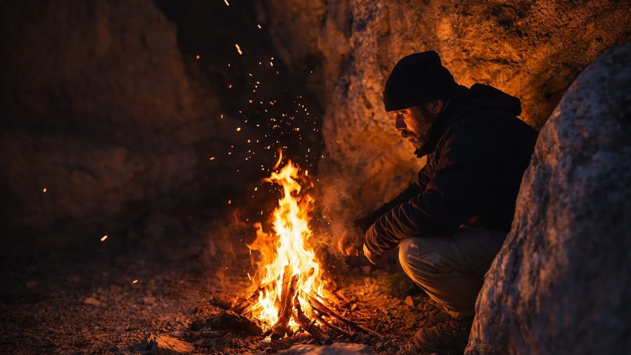 Mountain Bushcraft | Shelter, Fire & Simple Camp Cooking