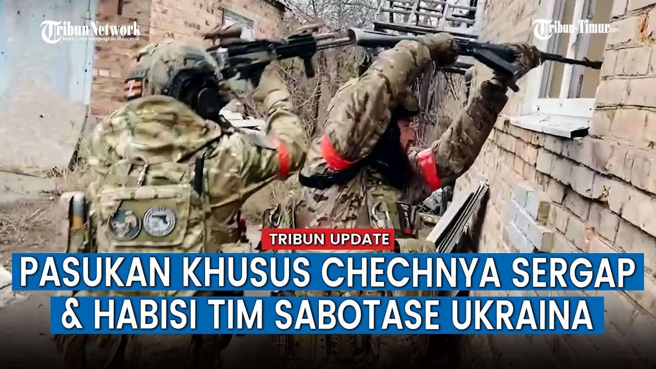 FULL Pertempuran Jarak Dekat, Pasukan Khusus Chechnya Sergap & Habisi Pasukan Penyabot Ukraina
