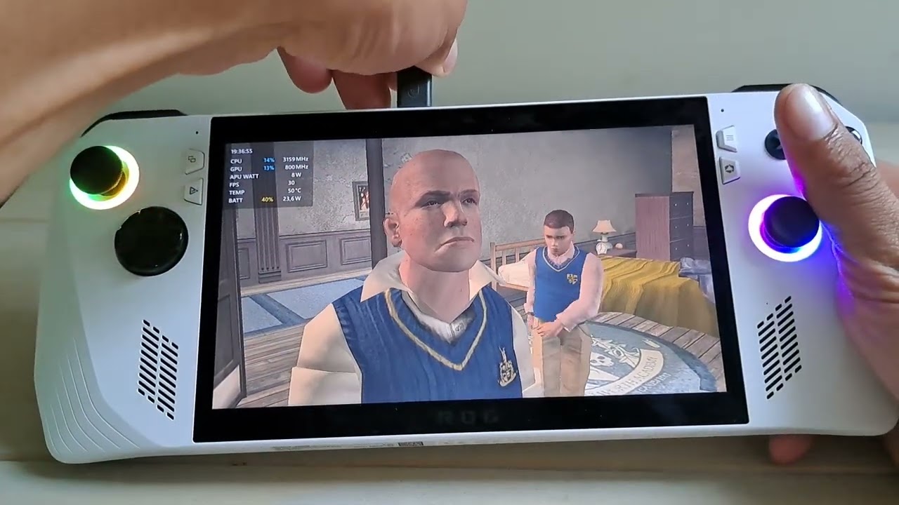 Asus ROG Ally / Bully: Scholarship Edition Gameplay (PC)