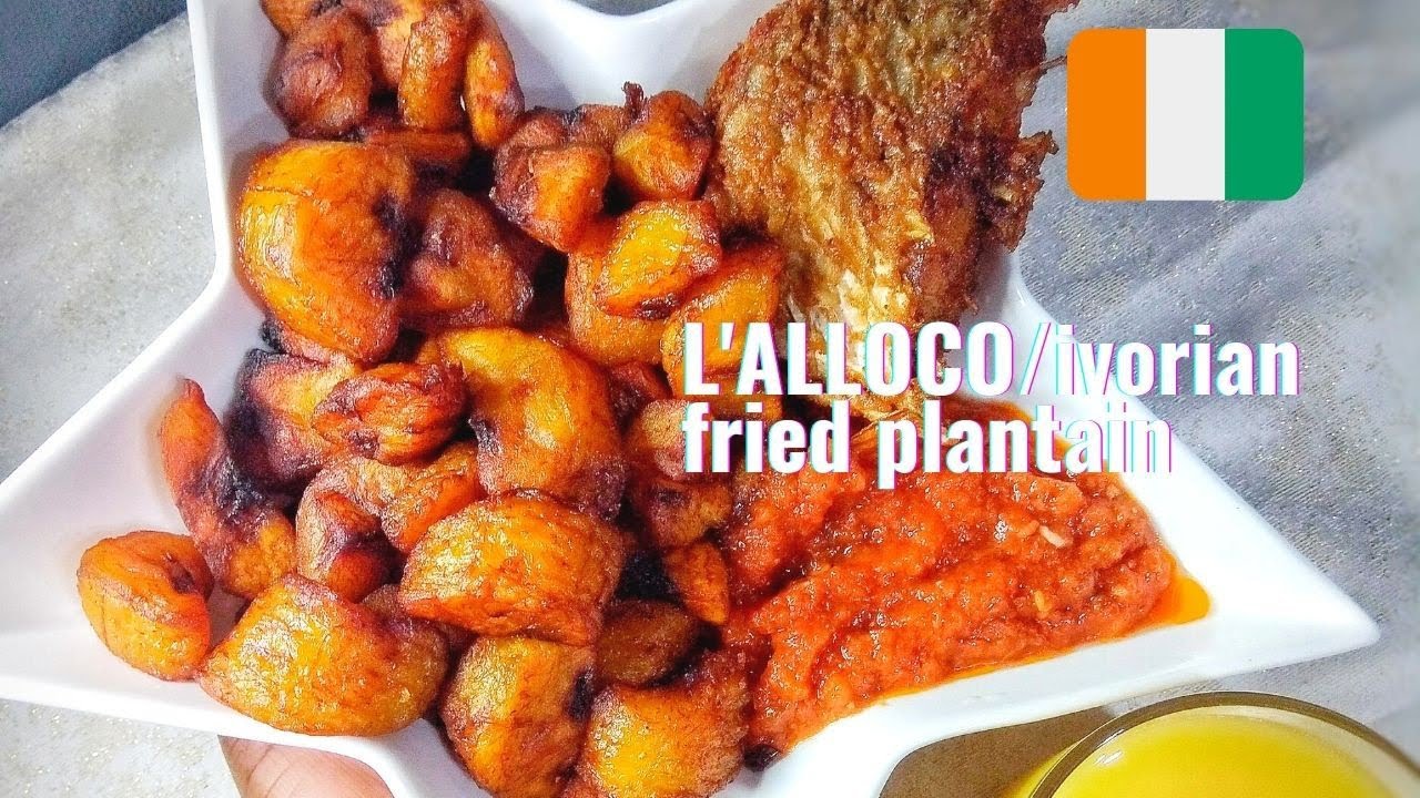 🇫🇷Comment faire l'alloco ivoirien🇨🇮??.    🇬🇧How to make ivorian fried plantain??